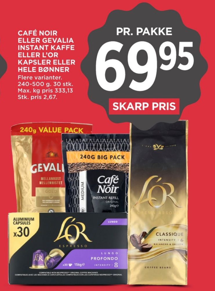 Gevalia Gold, Instant Kaffe