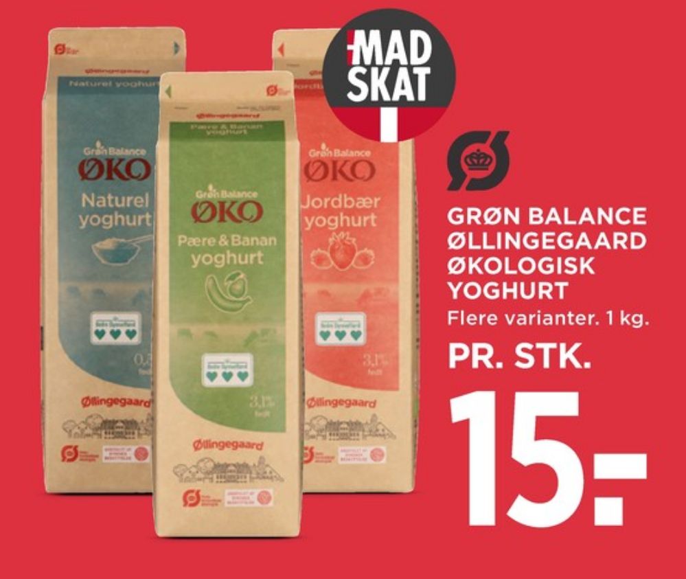Grøn Balance Øllingegaard, Naturel Yoghurt 