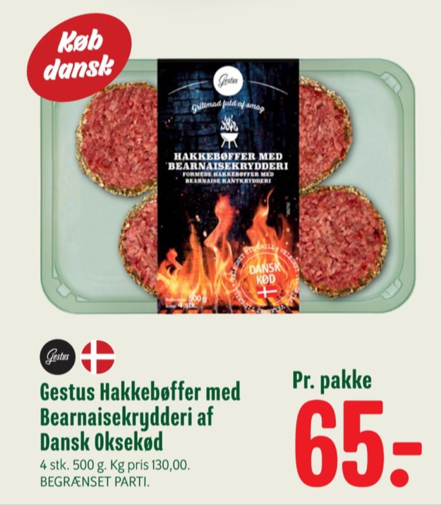 Gestus, Hakkebøffer