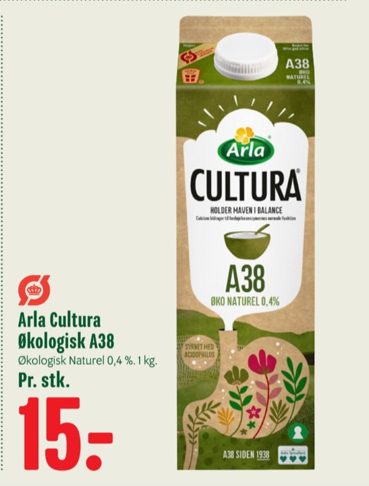 Cultura, A-38 Øko Naturel 0,4%