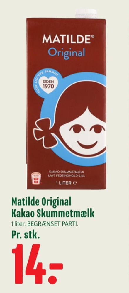 Matilde, Kakaomælk
