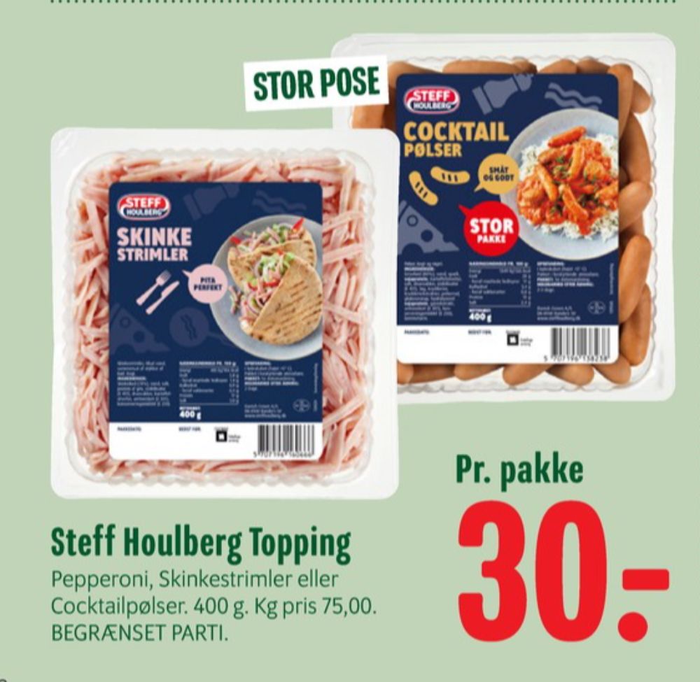 Steff Houlberg, Cocktailpølser
