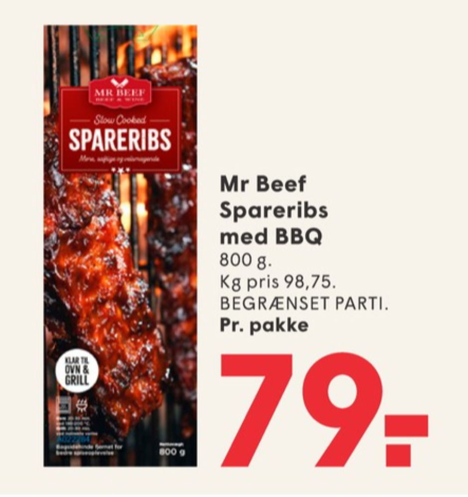 Mr Beef, Spareribs
