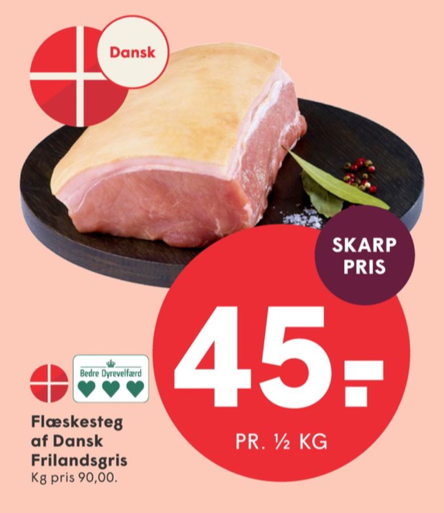 FRILAND Økologi, Flæskesteg