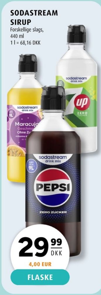 Sodastream, Smagskoncentrat Pepsi Max