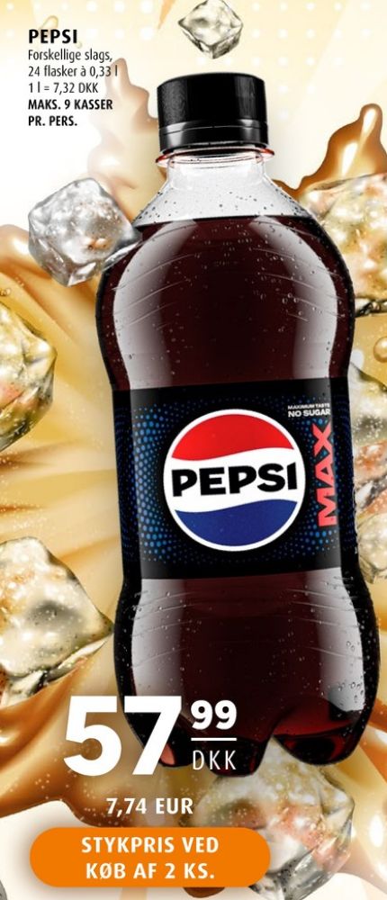 Pepsi Max, Cola 24 pk.