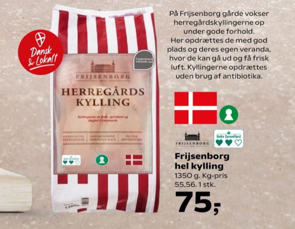 Frijsenborg, Kylling