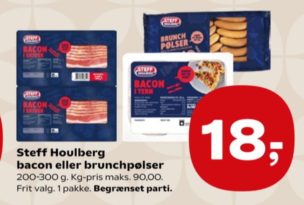 Steff Houlberg, Baconskiver