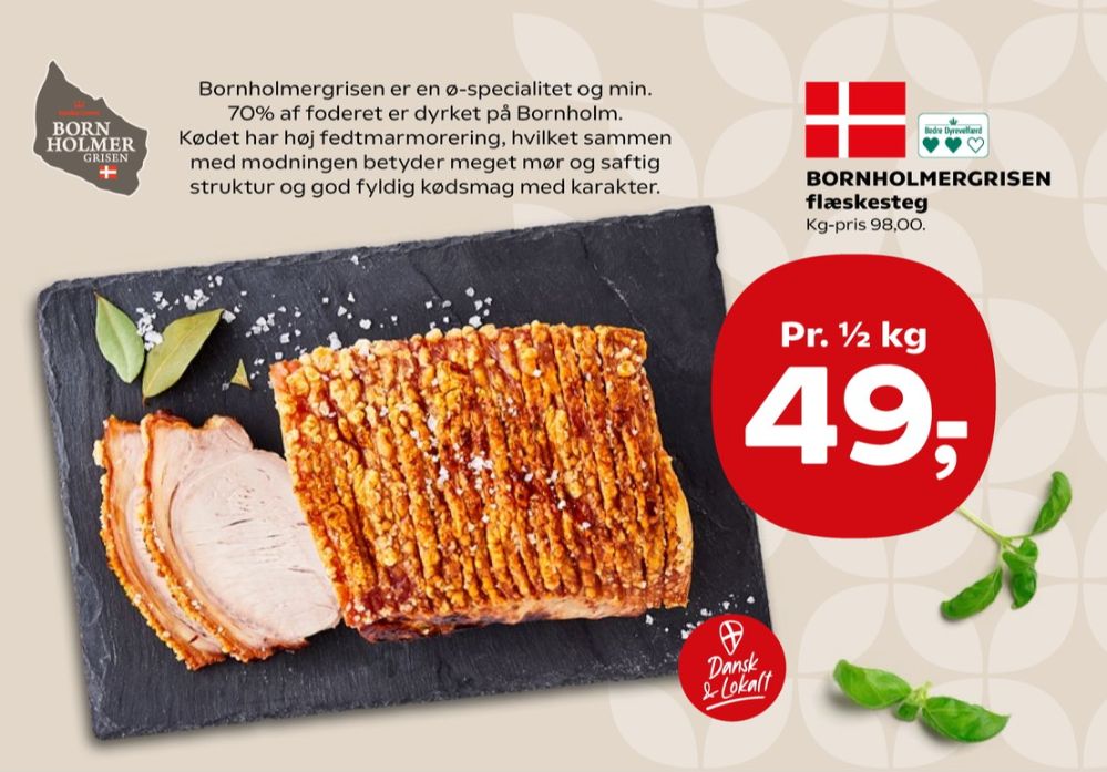 Bornholmergrisen, Flæskesteg