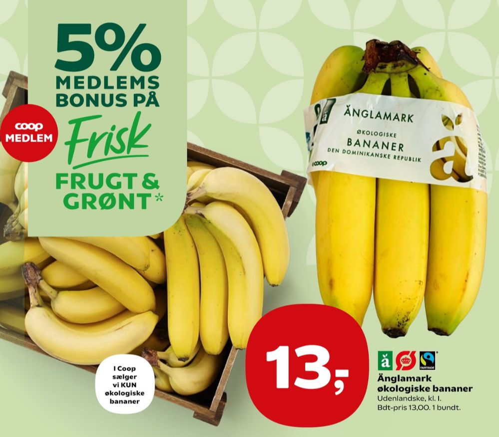 Änglamark, Bananer