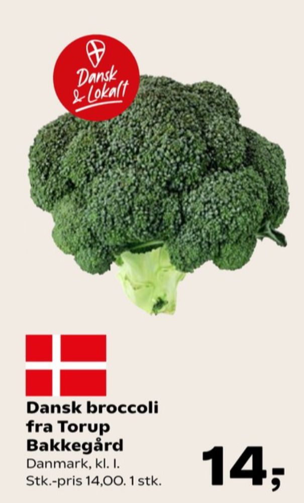 Torup Bakkegård, Broccoli