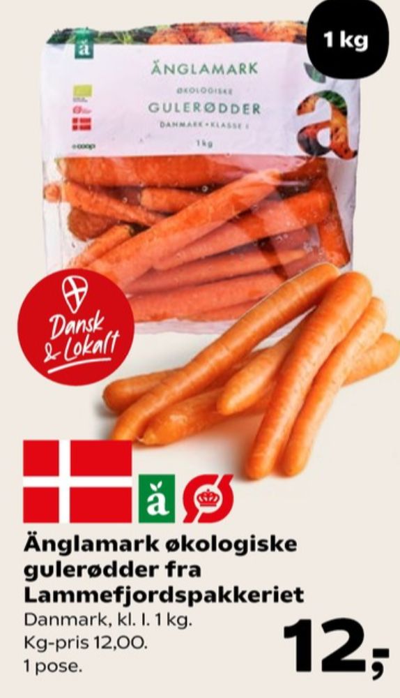 Änglamark, Gulerødder