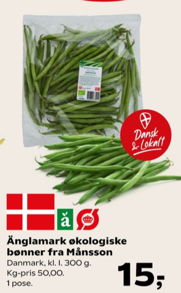 Änglamark, Bønner