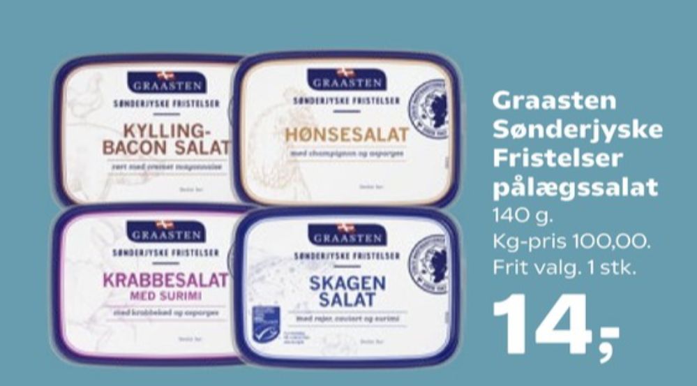 Graasten Sønderjyske Fristelser, Kylling & Baconsalat