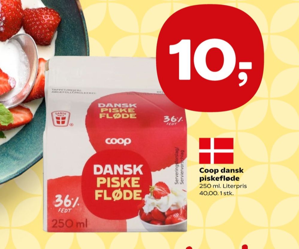 Coop, Piskefløde 36%