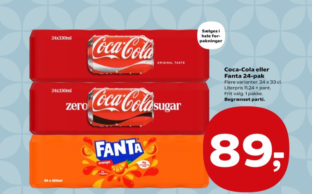 Coca Cola Zero, Cola 24 pk.