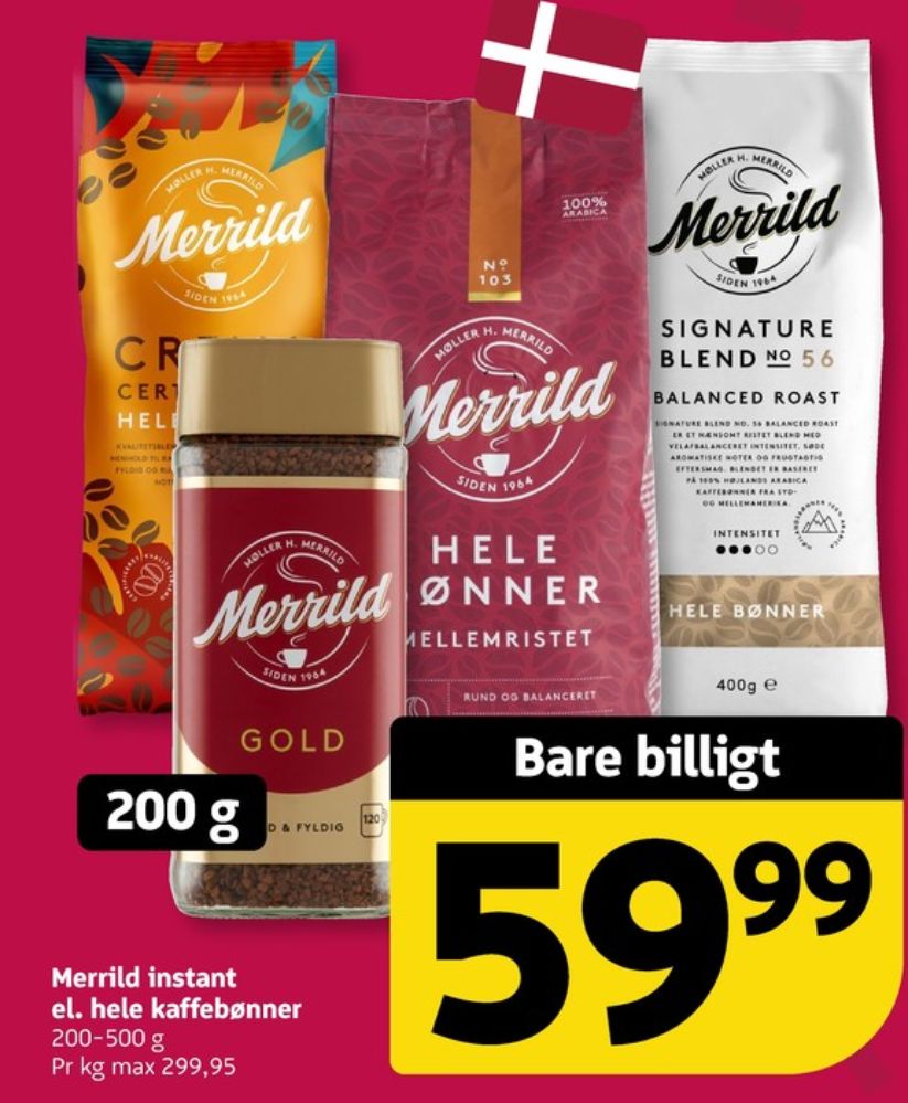Merrild Gold, Instant Kaffe