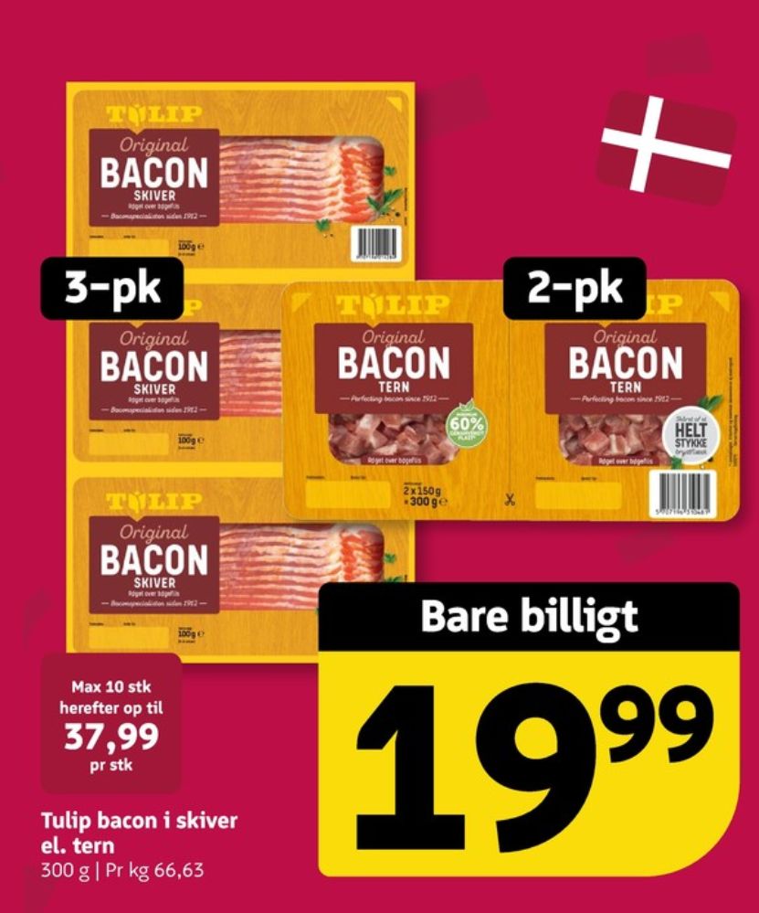 Tulip, Baconskiver