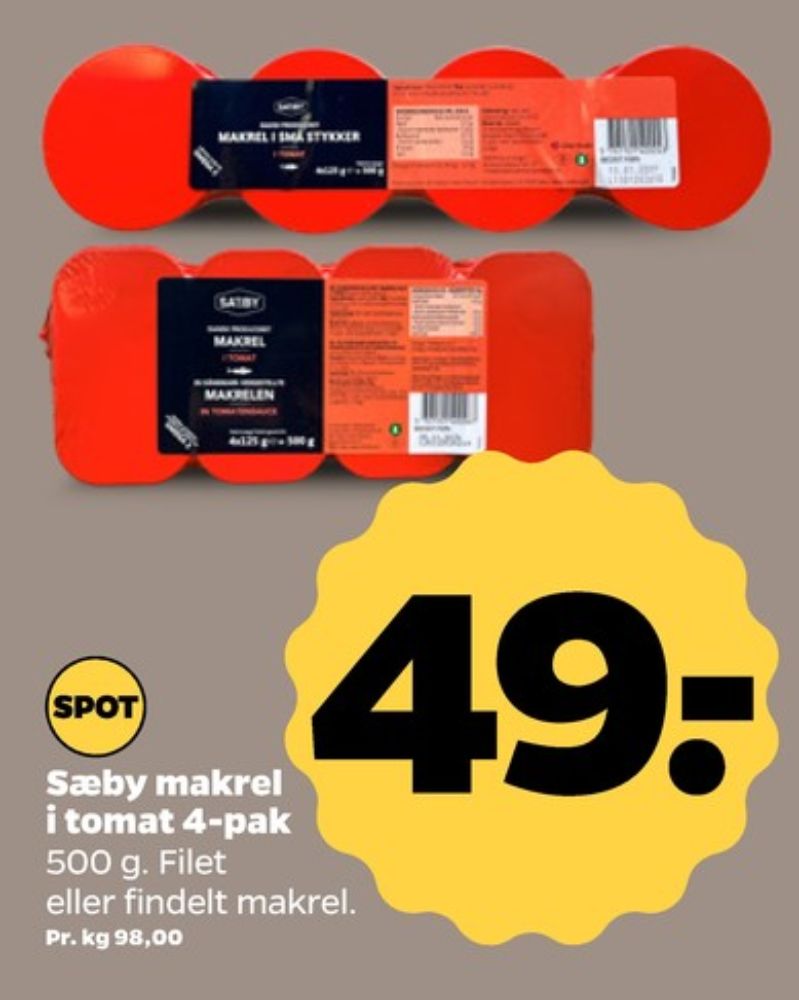 Sæby, Makrel Små Stykker