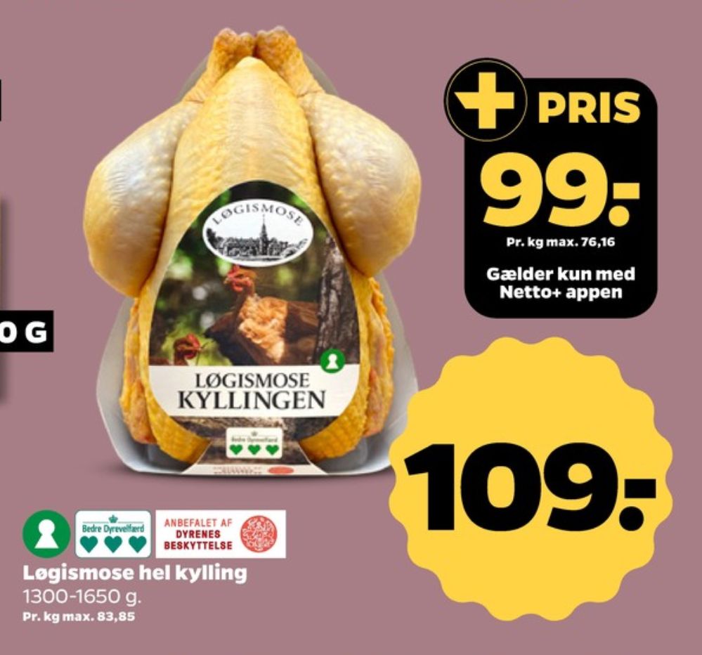 Løgismose, Kylling