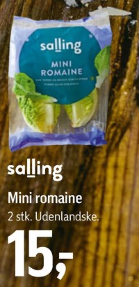 Salling, Salat