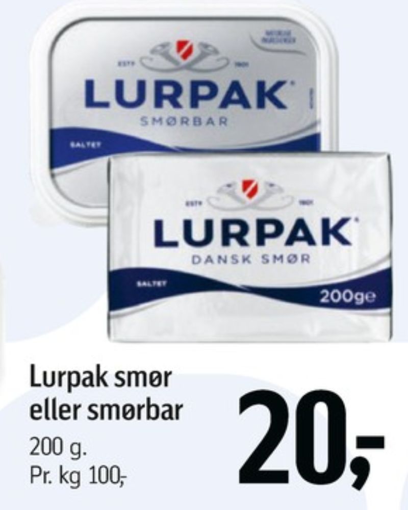 Lurpak, Smørbar