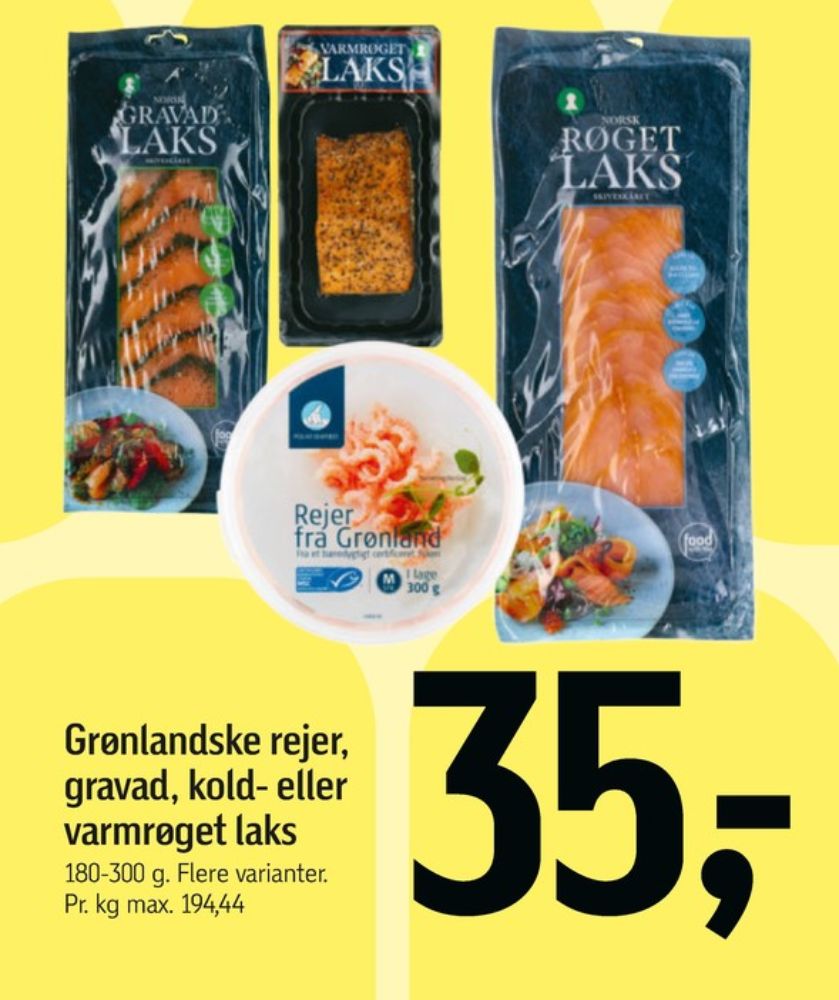 Polar Seafood, Rejer