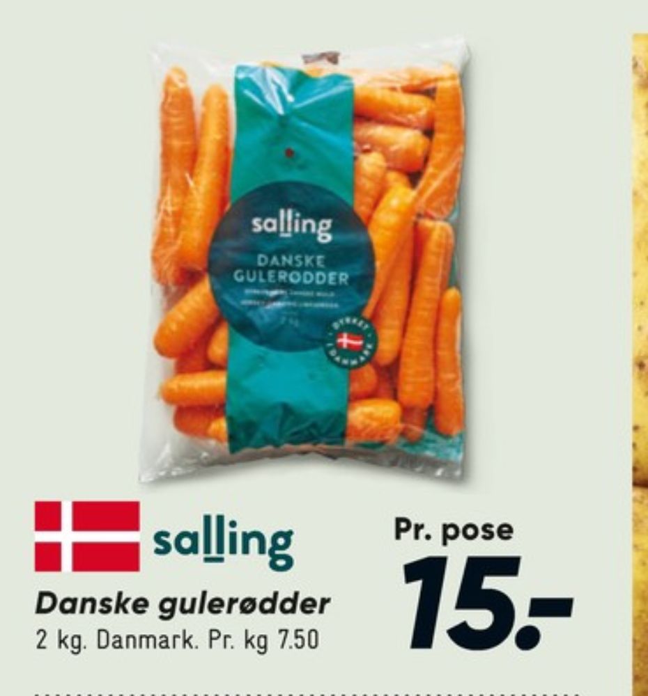 Salling, Gulerødder