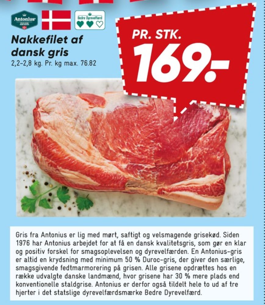 Antonius, Nakkefilet