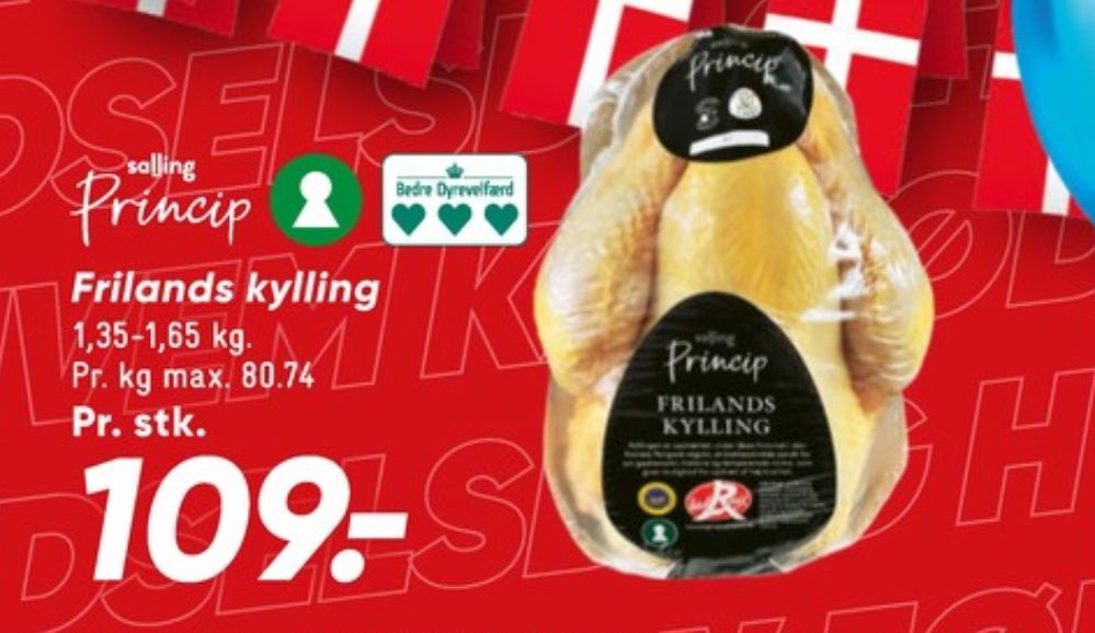 Salling Princip, Kylling