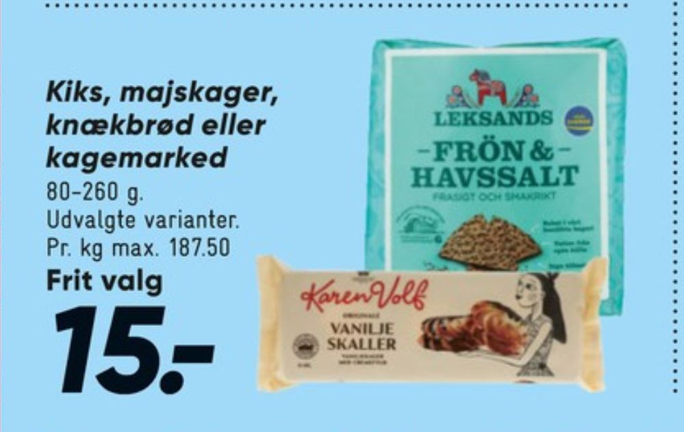 Leksands, Frön & Havsalt knækbrød