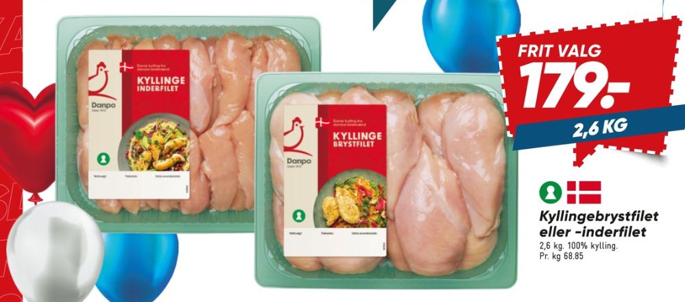 Danpo, Kyllingebrystfilet