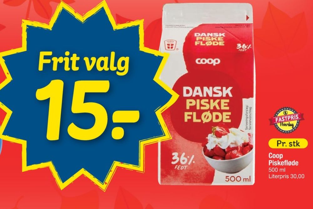 Coop, Piskefløde 36%