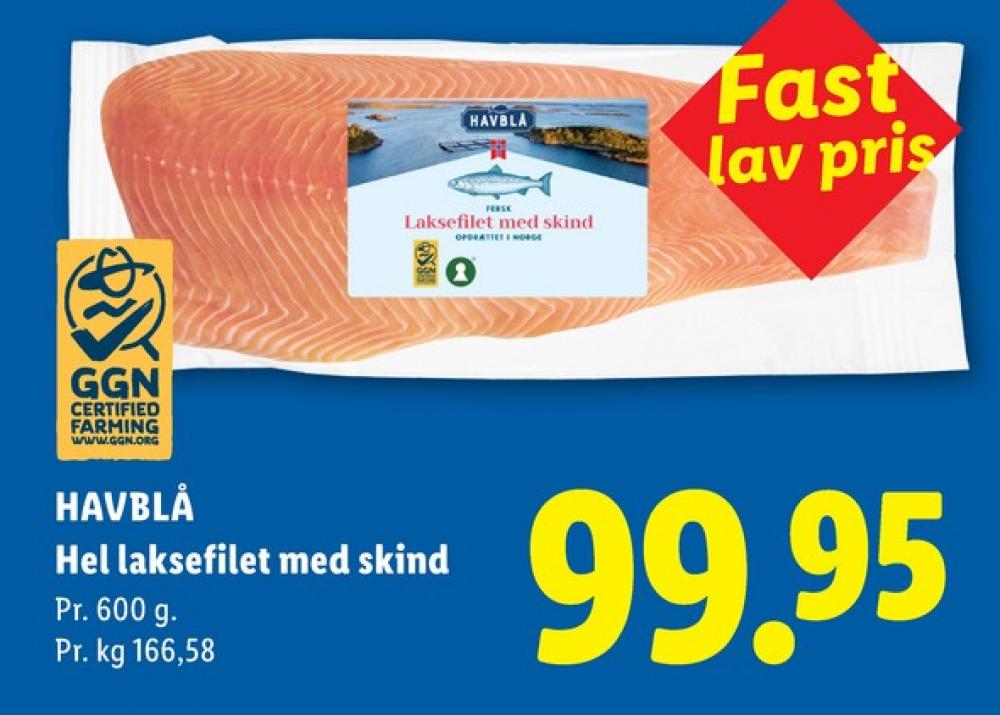 Havblå, Laksefilet