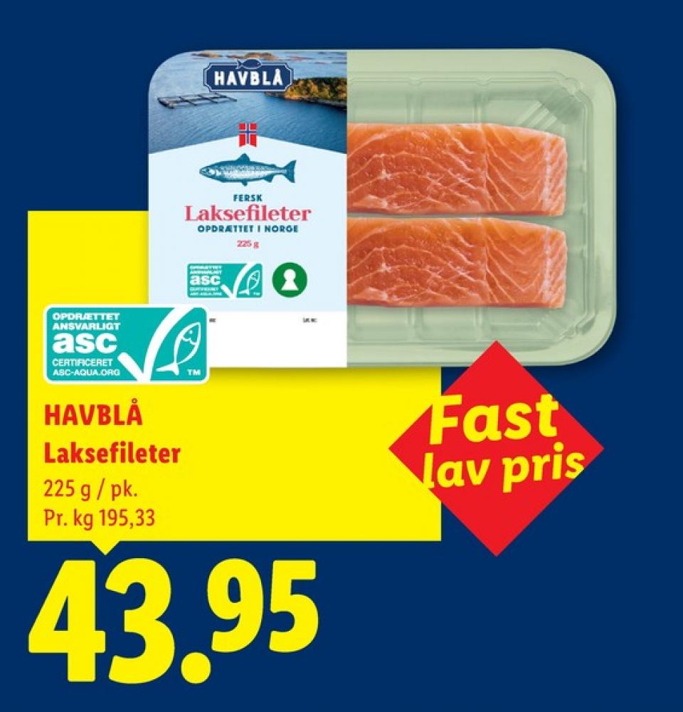 Havblå, Laksefilet
