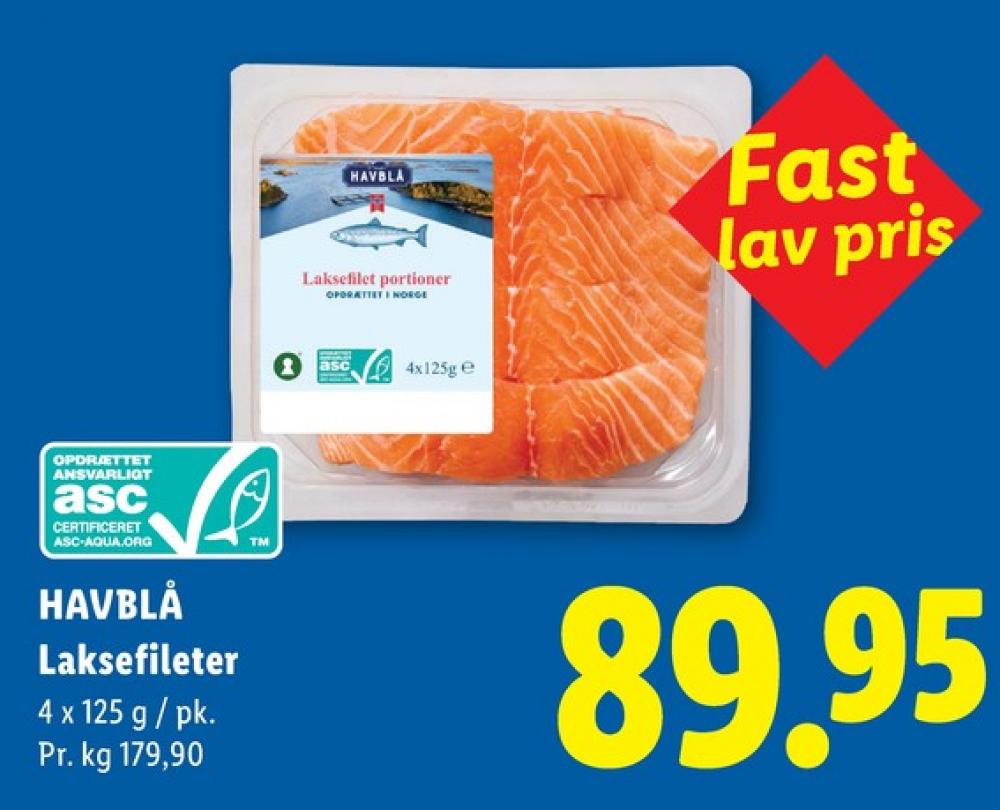 Havblå, Laksefilet
