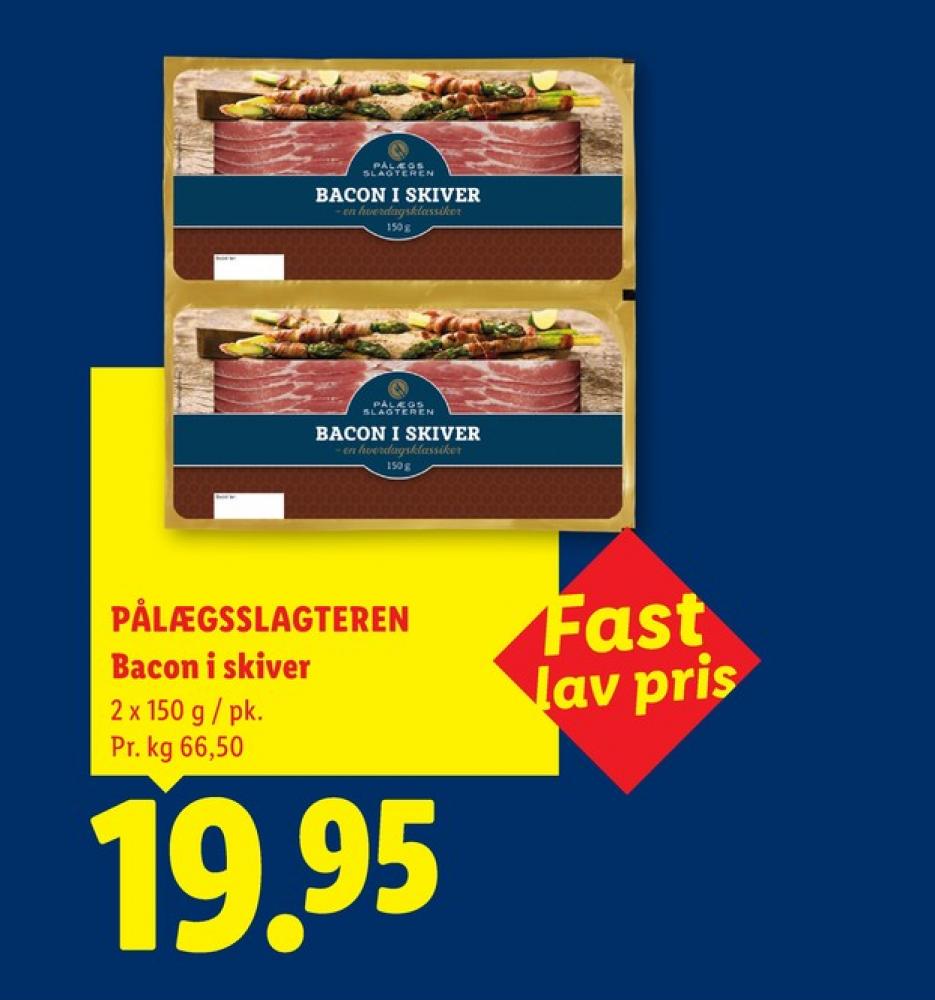 Pålægsslagteren, Baconskiver