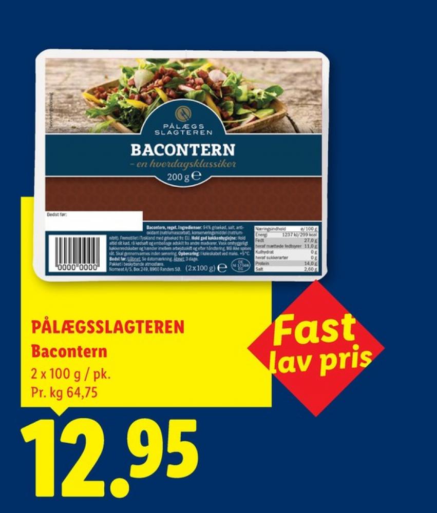 Pålægsslagteren, Bacontern