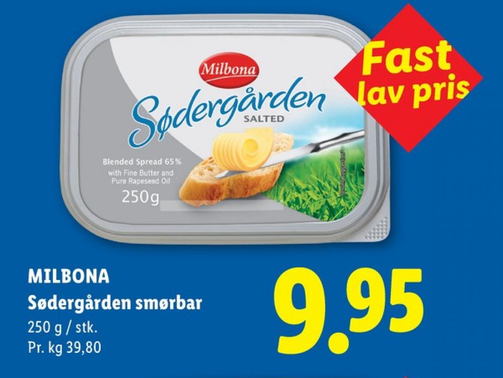 Milbona Sødergården, Smørbar