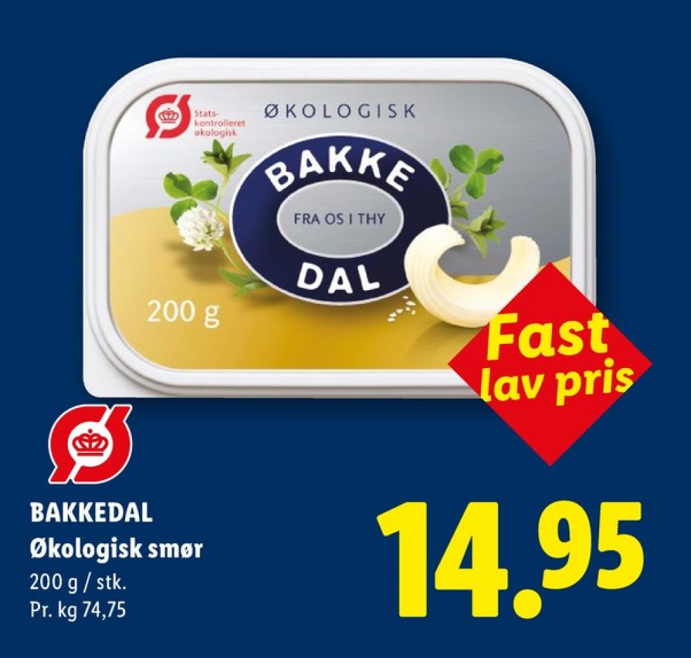 Bakkedal, Smørbar