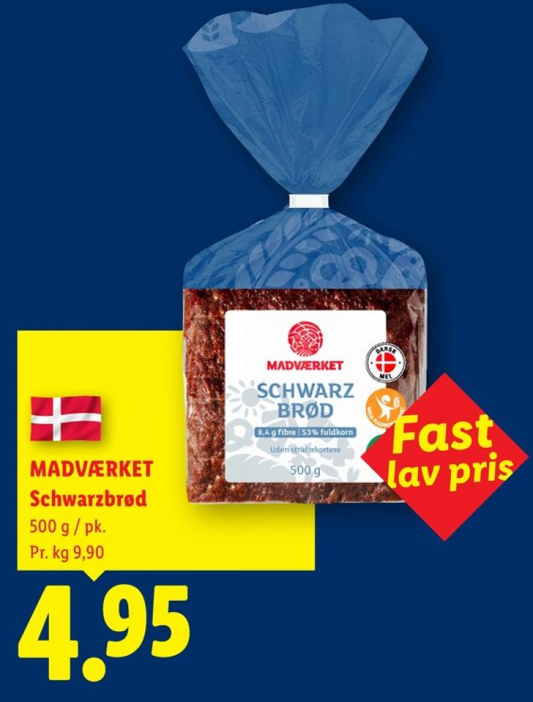 Madværket, Schwarzbrød