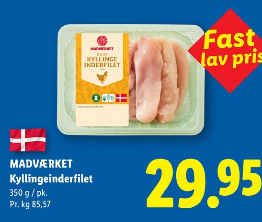 Madværket, Kyllingeinderfileter