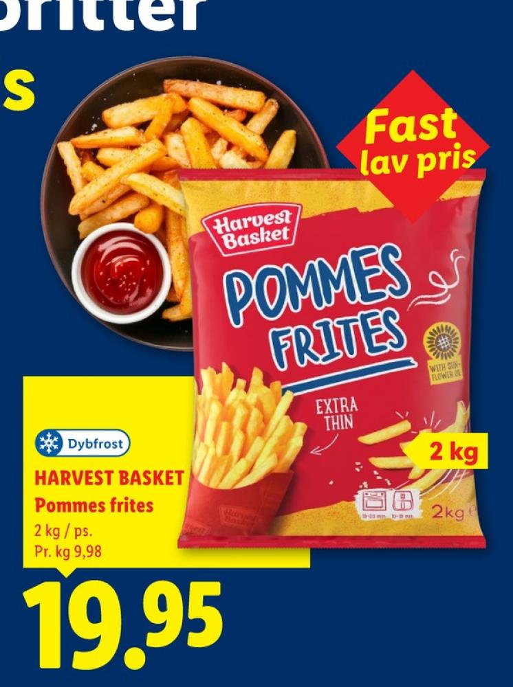 Harvest Basket, Pommes Frites Ekstra tynde