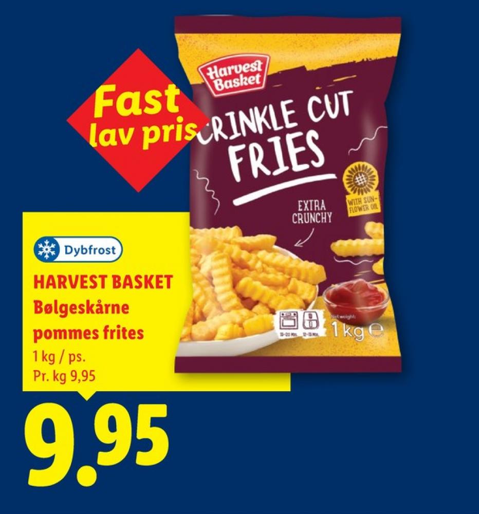 Harvest Basket, Crinkle Cut Fries