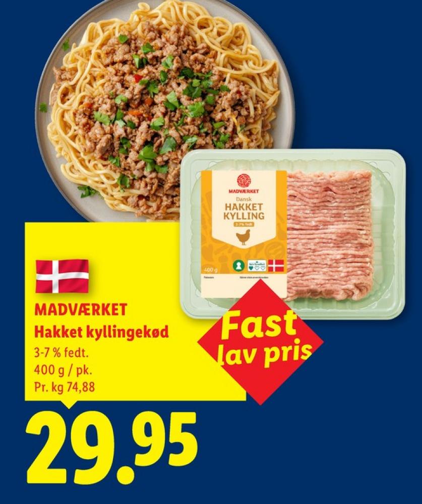 Madværket, Hakket kylling 3-7%