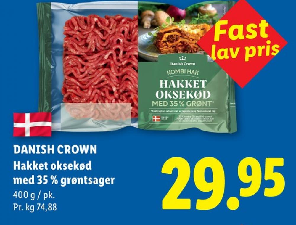 Danish Crown, Hakket Okse og Grønt 35%