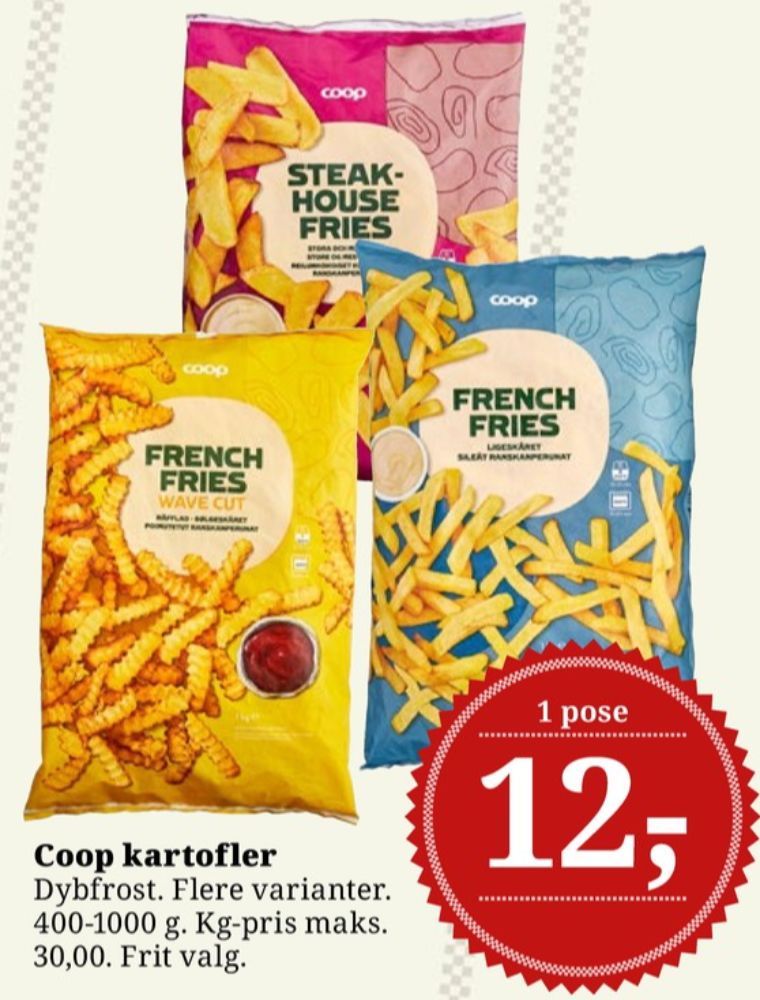Coop, French Fries Wave Cut