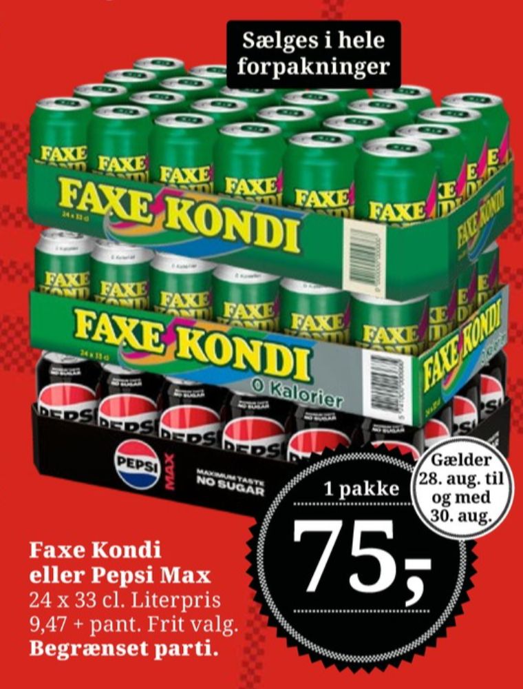 Pepsi Max, Cola 24 pk.