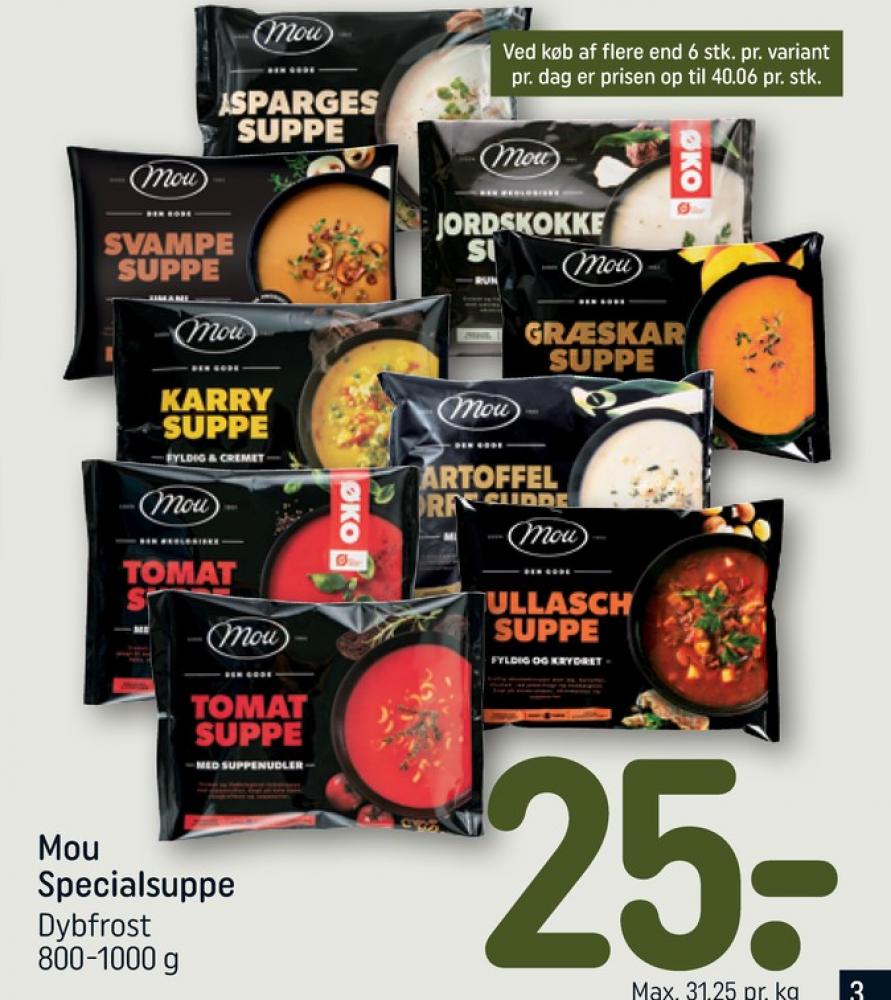 Mou, Aspargessuppe