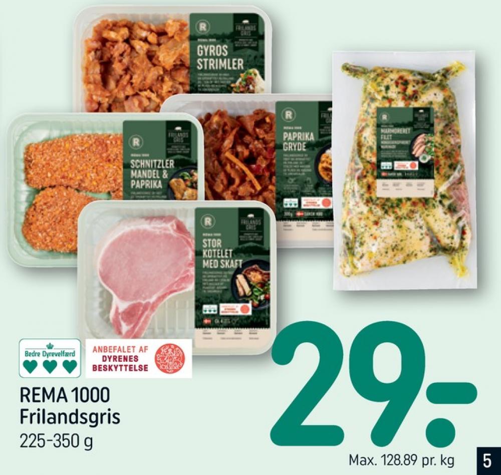 Rema 1000, Grisefilet